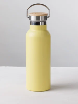 בקבוק שתיה תרמי – צהוב עדין